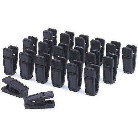 20 stk Kraftige klesklyper i plast Hengerstativ Klesklyper Vaskerom Klesklyper