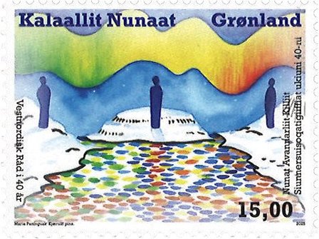 Grønland - Vestnordisk Råd - Postfrisk frimærke