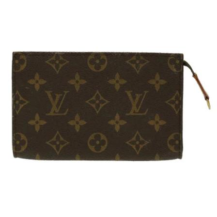 Louis Vuitton Vintage, Pre-owned Canvas louis-vuitton-bags Bruin, unisex, Maat:ONE Size