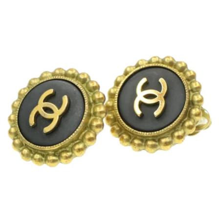 Chanel Vintage - Vintage Smycken - Svart - Dam - Storlek: One Size, Dam, Storlek: ONE SIZE