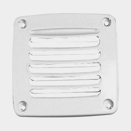 Ventilgaller 92x92mm vit plast