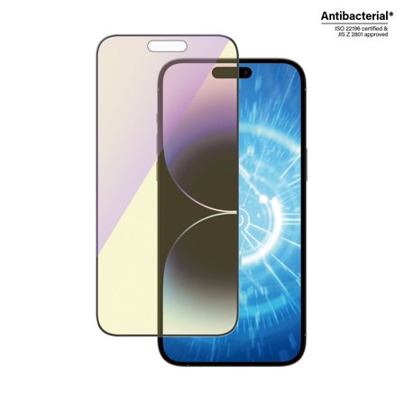 PanzerGlass Anti-blue light Screen Protector iPhone 14 Pro Max | Ultra-Wide Fit w. EasyAligner