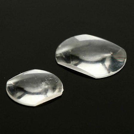 Safir Bubbla Förstoringsglas Lins Kompatibel med Klocka Datumfönster Kristallglas Lim Förstora (FMY)