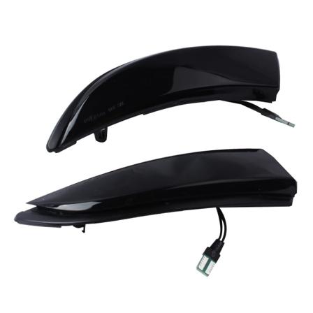 Til Fiesta Mk7 2008-2017 Car Led Dynamic Side Bakspejl Lys Blinklys Indikator Black