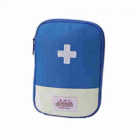 Lääkkeiden säilytyspussi, pieni tyhjä ensiapulaukku hätätilanteisiin
