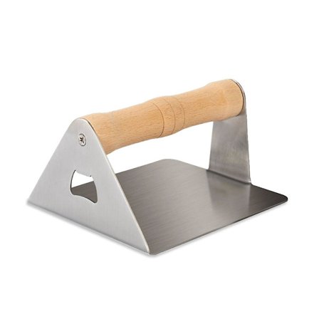 Håndholdt Burger Patty Kødpresse i Rustfrit Stål - Baconpresse