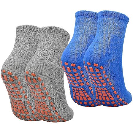 2 Par Anti-slip Sokker Yoga Sokker Slip Sokker Stopper Sokker