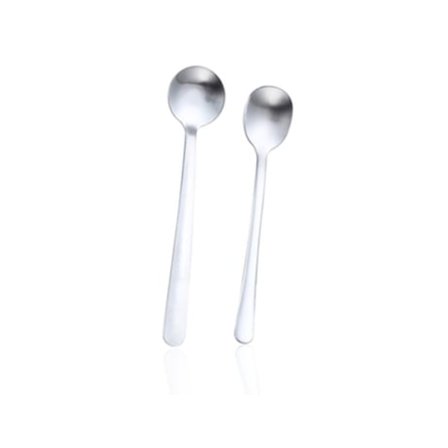 Espressolusikkasetti, 10 kpl, ruostumattomasta teräksestä valmistetut lusikat satiinipinnalla, TRUYUETY