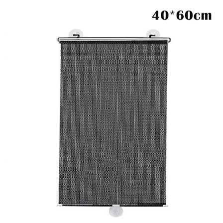 Sugpropp Fönstergardin Visir Ingen Borrning Bil Hem Badrum Solskydd Svart