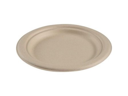 ABENA Tallrik Miljö Bagasse 18cm 50/fp - Lyreco - Kök och servering > Engångsartiklar > Tallrikar - Papper