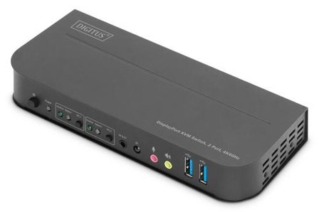 Digitus DS-12850 - KVM / lyd / USB-svitsj - 2 porter