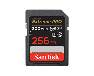 SanDisk-Extreme PRO SD 256 GB-SanDisk Extreme PRO SD 256 GB minnekort-Data storage-Minnekort