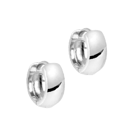 ENAMEL Copenhagen Örhängen, Classic Wide Örhängen Dam Silver ONESIZE