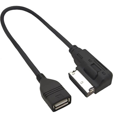 USB-ljudkabel med USB-adapter för Audi AMI MMI 2G 3G 3G+ - Perfet