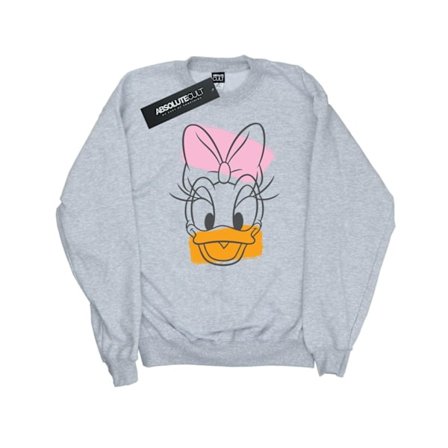 Disney Dam/Dam Daisy Duck Huvud Sweatshirt XL Heather Grey