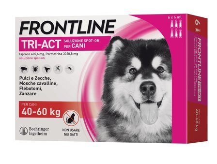 Frontline Tri-Act Soluzione Spot-On Cani 40-60Kg 6x6ml