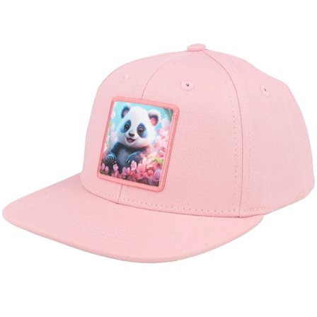 Kiddo Cap - Pink - snapback - Cap - Kids Happy Panda Pink Snapback - Hatstore