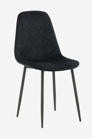 Venture Home - Spisebordsstol Polar 2-pak - Sort - Stole - Fra Homeroom