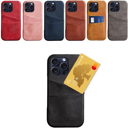 Korthållare Iphone 16 Pro Max skal mobilskal urtag laddare -