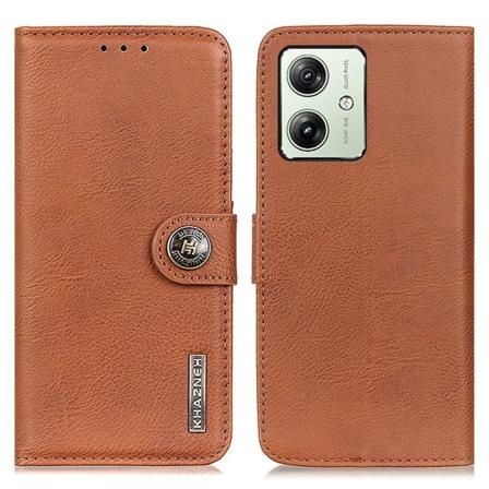 KHAZNEH lompakkoteline Motorola Moto G54 Brown