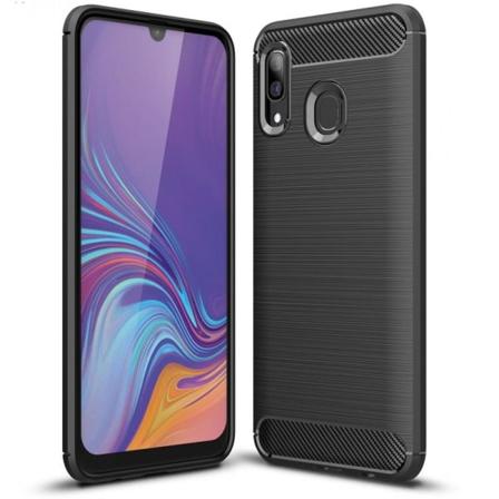 Samsung A40 stødsikker stødabsorberende skal SlimCarbon Black