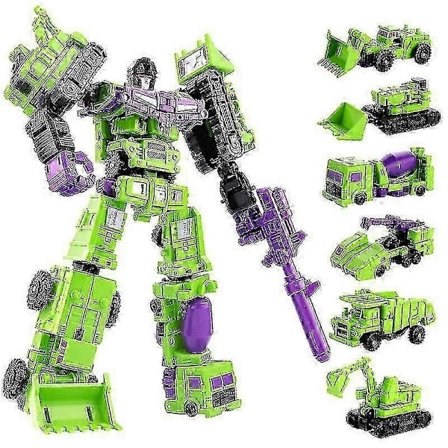 Transformers Constructicon Devastator Sæt 6 i 1 Byggelegetøj til Børn Action Figur Samlere Gaveidé - Perfekt
