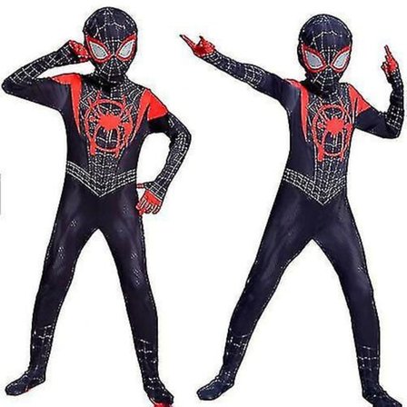 Spiderman Tobey Maguire Cosplay Kostym Barn Jumpsuit Zentai Suit Tobey Maguire Spiderman 100cm