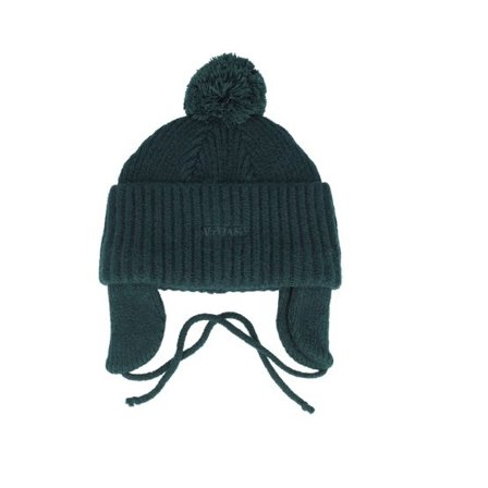 Vans - Grön pom Beanie - Kids 66 Earflap Beanie Green Gables Pom @ Hatstore