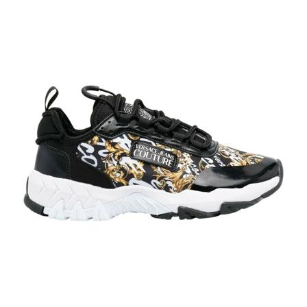 Versace Jeans Couture, Sneakers Zwart, Dames, Maat:38 EU