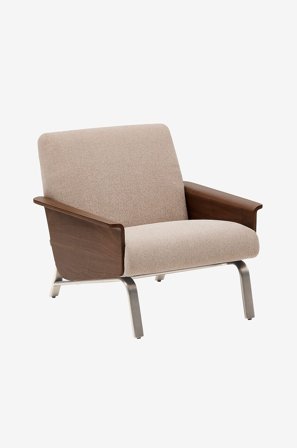 Kave Home - Fåtölj - amsen - Brun - Fåtöljer - Från Homeroom