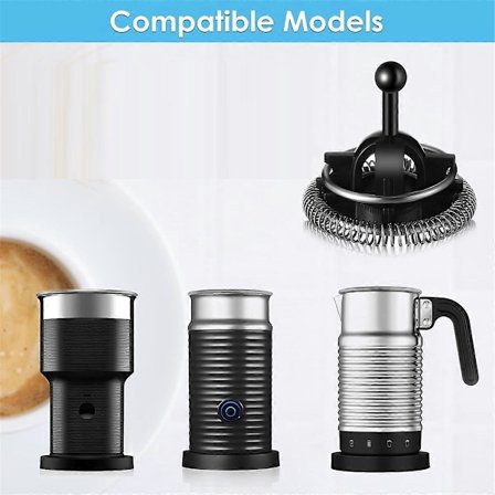 Mjölkskummare Vispar och Lock för Nespresso Aeroccino 4 (FMY)