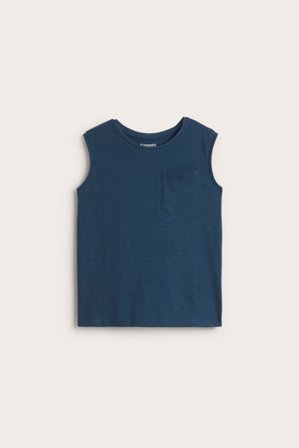 Kappahl | Singlet med brystlomme | Mørkeblå