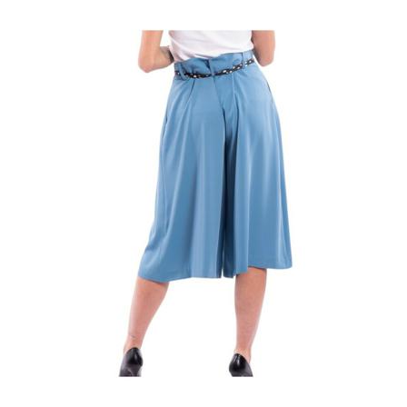 Fracomina Solid color Broek Fr20Sp097 , Blauw , Dames , Maat: S