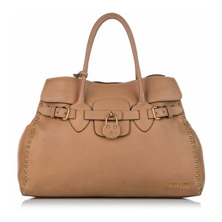 Miu Miu - Axelremsväskor - Brun - Dam - Storlek: One Size, Dam, Storlek: ONE SIZE