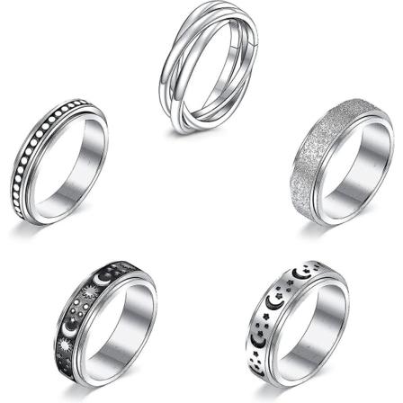Fidget Ringe Angst Ring Til Kvinder Spinner Ring Til Angst Fidget Angst Ring Fidget Ring Spinner Ring