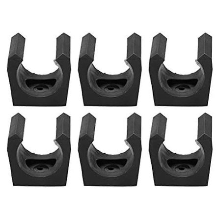 Poolköklämma, Set med 6 Plast Biljard Enkelställ Mini Stång Förvaringstillbehör