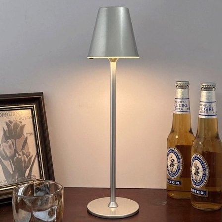 Bordlampe Skrivebordslampe SØLV