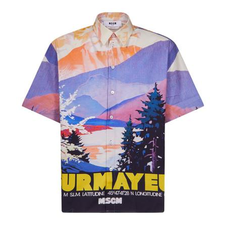 Msgm Shirt , Beige , Heren , Maat: M