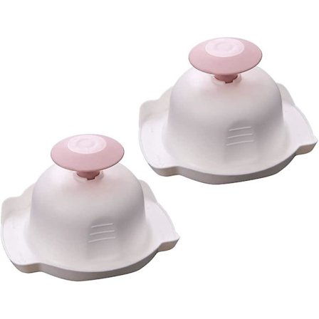 2 stycken plast Handskydd mot skär Finger Skydd Mandolin Slicer Rivjärn Mat Säkerhetshållare