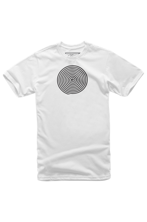 T-Shirt Alpinestars Oscar Spiral Bianco-Nero XL