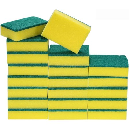 20 stk. Multifunksjonelle dobbeltsidige skuresvamper - Oppvask