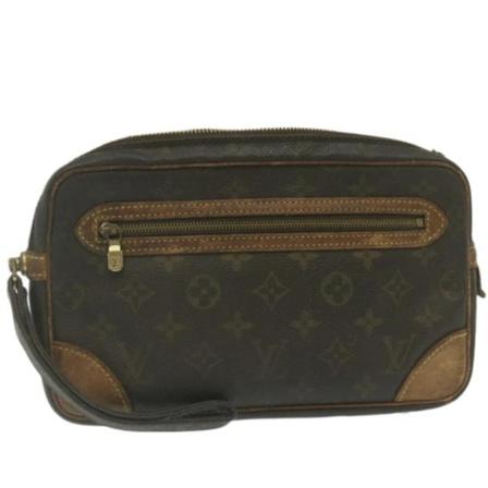 Louis Vuitton Vintage, Pre-owned Canvas Marly Dragonne Bruin, Dames, Maat:ONE Size
