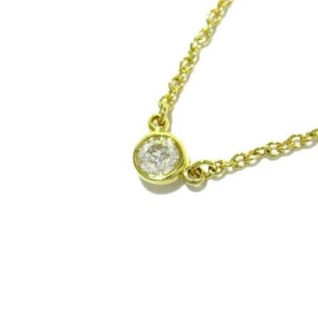 Tiffany & Co. Pre-owned, Pre-owned Yellow Gold necklaces Geel, Dames, Maat:ONE Size