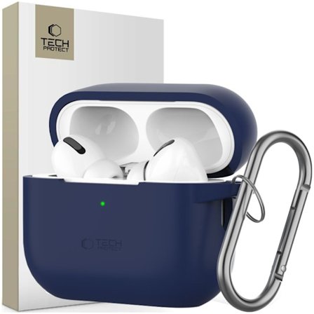 TEKNISK BESKYTTELSE SILIKONEKROG APPLE AIRPODS PRO 1/2 NAVY BLÅ
