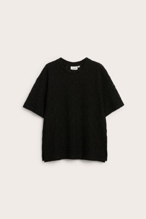 Kappahl | Top koronkowy z krótkimi rękawami | Czarne