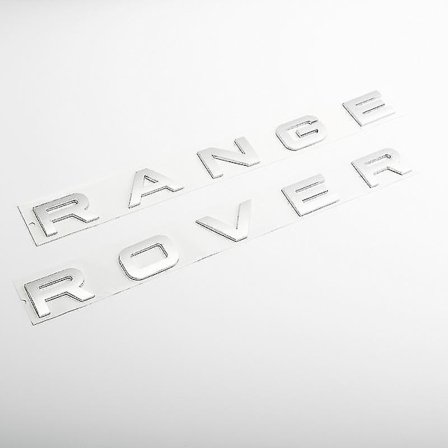 3D ABS Logo Range Rover Bokstaver Emblem Klistremerke Bil Front Pansermerke For Range Rover Sport Evoque L322 L320 L406 P38 Tilbehør