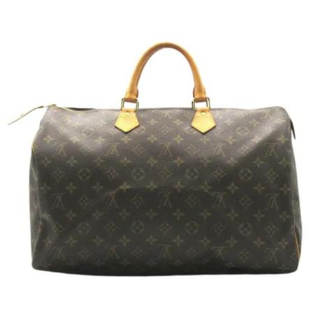 Louis Vuitton Vintage, Pre-owned Coated canvas handbags Bruin, Dames, Maat:ONE Size