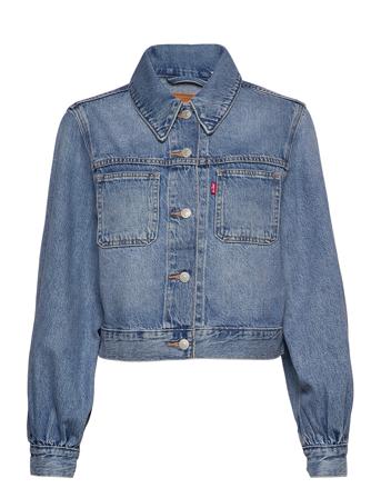 Slouch Slv Trucker Soft As But Farkkutakki Denimtakki Sininen LEVI ́S Women