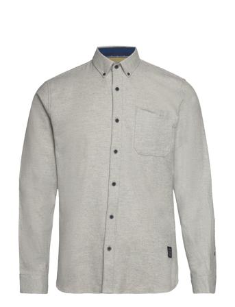 Brushed Twill Shirt L/S Grey Shine Original