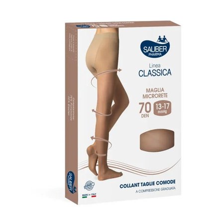 Sauber Linea Classica 70 Den Collant Taglie Comode Maglia